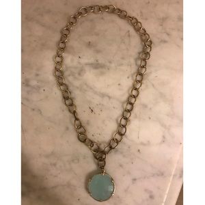 Julie Vos green and gold necklace